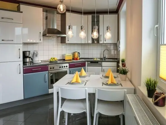 Modern Apartment in Willingen With Underground Parking, Balcony and a Fantastic View - Mutfak