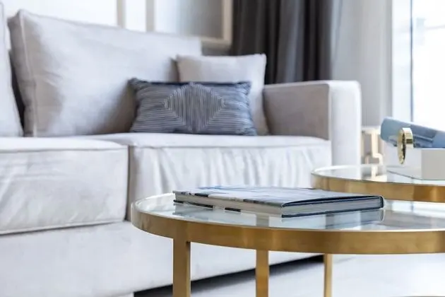 Modern Arabian Themed 1BR Apartment in Dubai Marina - İç Mekan