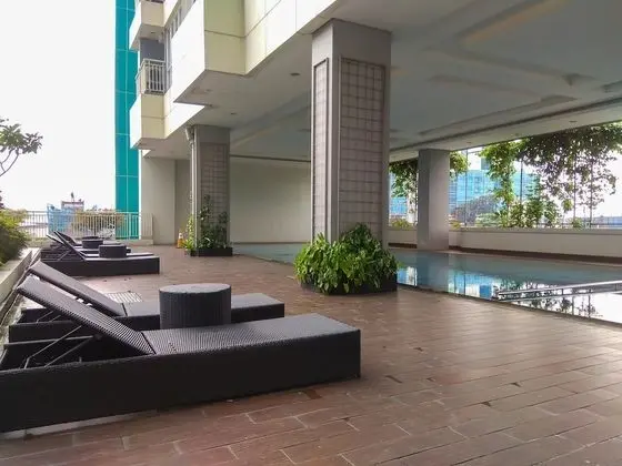 Modern and Brand New 1BR The H Residence - Havuz