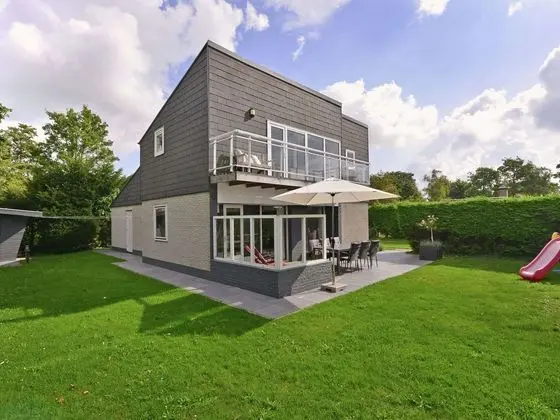 Modern Bungalow With Panoramic Views Across Veerse Meer Lake - Dış Mekan