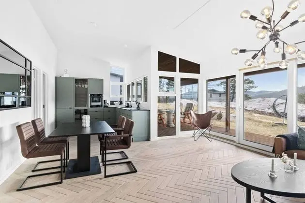 Modern Cabin With a Panoramic View of Oslo Fjord - Öne Çıkan Resim