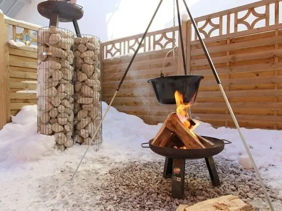 Modern Chalet in Kaprun with Hot Tub - İç Mekan