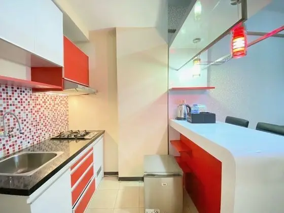 Modern Designed 2Br At Suites @Metro Apartment - Mutfak