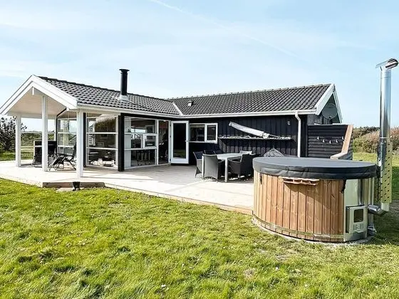 Modern Holiday Home With Barbecue in Hjørring