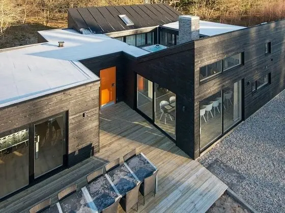 Modern Holiday Home in Glesborg With Swimming Pool