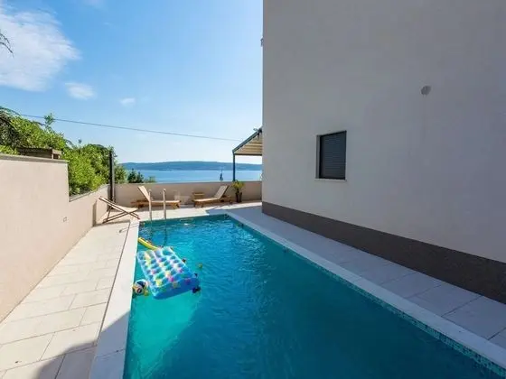 Modern Home With Private Pool and Terrace With sea View