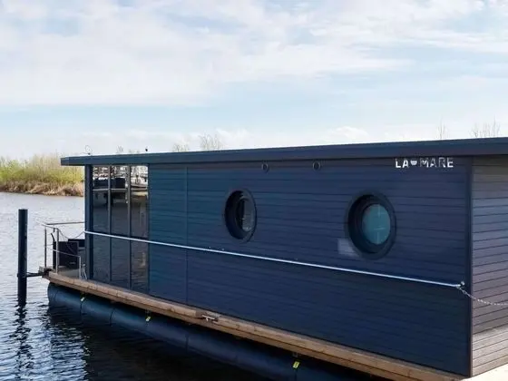 Modern Houseboat in Volendam With Shared Pool - Dış Mekan