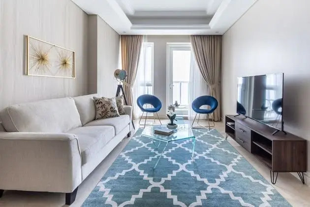 Modern Luxury Living in This 3BR Apt in Downtown Dubai - Öne Çıkan Resim