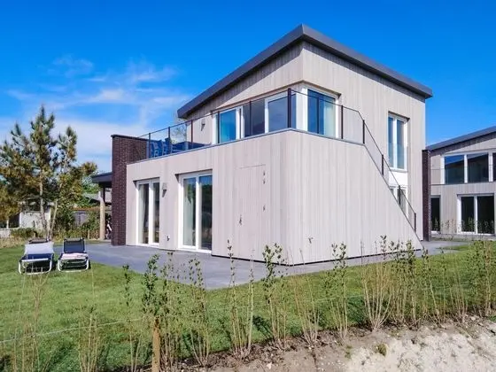Modern Villa With Panoramic View of the Veerse Meer - Dış Mekan