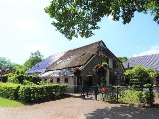 Modern Residential Farmhouse in the Village in Dalerveen With Terras