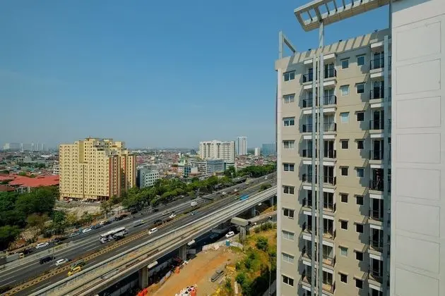 Modern And Simple Studio Signature Park Grande Apartment - Dış Mekan