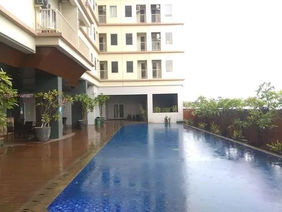 Modern Style Studio Tamansari Mahogany Apartment with City View - Dış Mekan