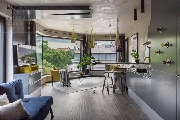 Modern View of Planty Park - İç Mekan