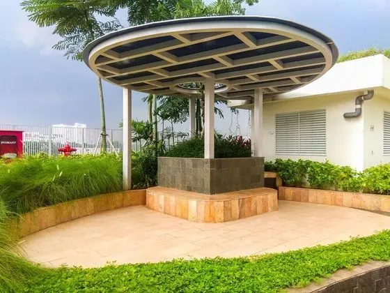 Modern White Studio At Springlake Summarecon Bekasi Apartment By Travelio - Dış Mekan