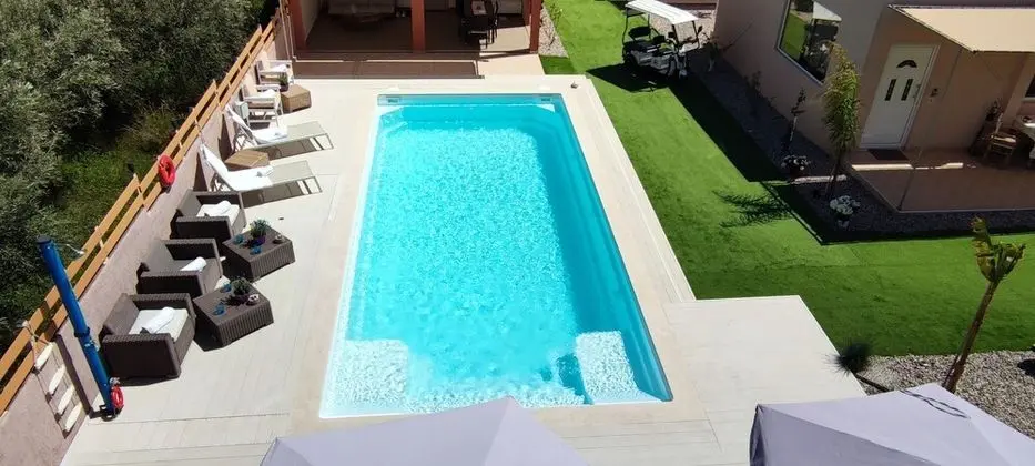 Modular Bungalows With Heated Pool Artemis Greece - Havuz
