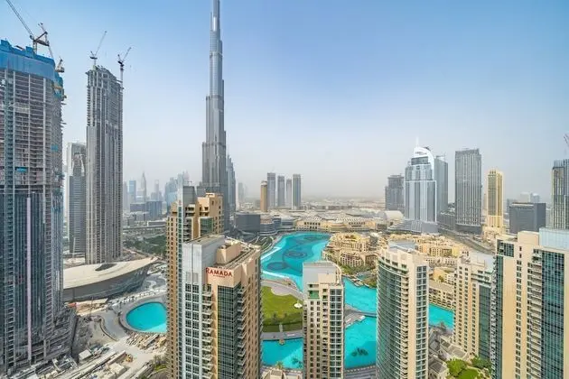 Monty - Cozy Penthouse With Burj Khalifa and Fountain View
