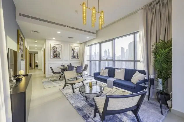 Monty - Spacious Art Deco Apt with Burj,Canal Views - Öne Çıkan Resim
