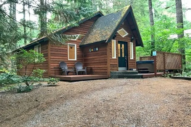 Mt. Baker Lodging Cabin 16 – Hot Tub, Pets, Sleeps 2! by MBL - Dış Mekan