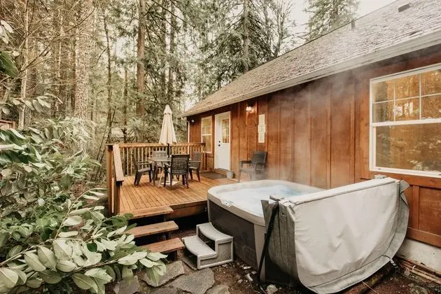 Mt. Baker Lodging Cabin 95 – Hot Tub, WiFi, Sleeps 4! by MBL - Dış Mekan