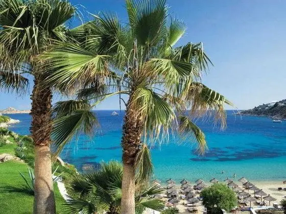 Mykonos Blu, Grecotel Exclusive Resort - Plaj