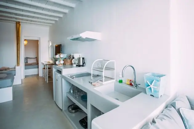 Mykonos Supreme Comfort Suites - Mutfak