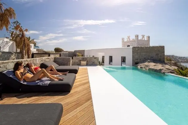 Mykonos Town Black - Cave Heated Pool - Havuz