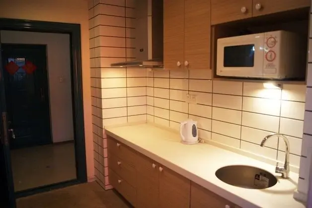 Nanjing Kaibin Apartment-Shengtian Plaza Branch - Mutfak