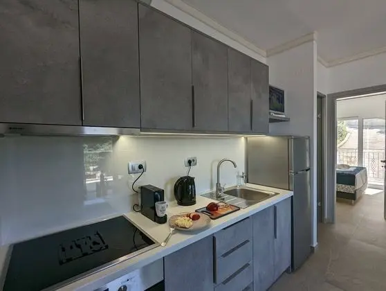 Natura Luxury Suites Parga - Mutfak