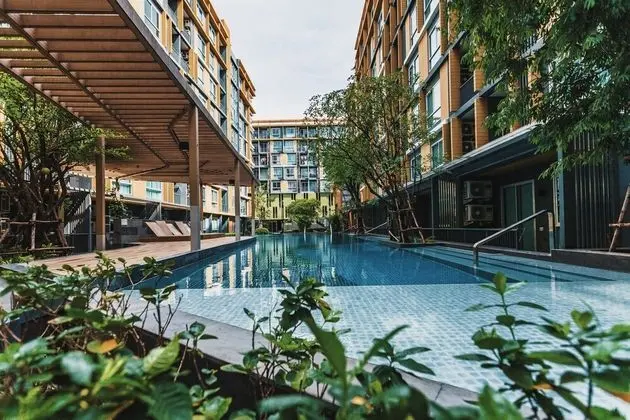 Near BK University Quiet Condo in Rama4 bkb131