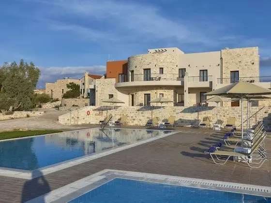 New Beautiful Complex With Villa's and App, Big Pool, Stunning Views, SW Crete - Dış Mekan