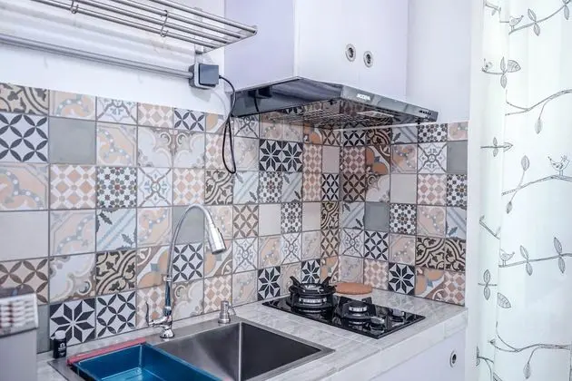 New Furnished Studio Apartment @ Woodland Park Residence - Mutfak