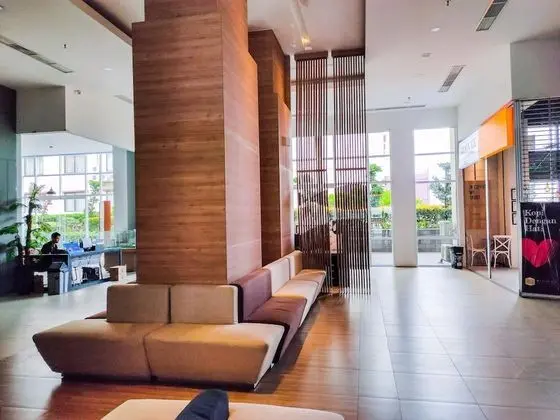 New Furnished Tamansari Mahogany Studio Apartment with Modern Style - Lobi