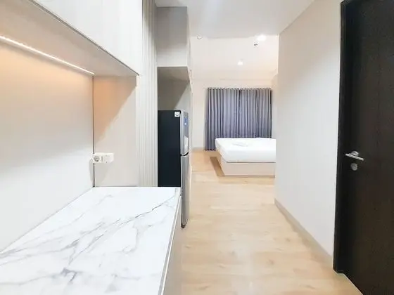 New Studio At Patraland Amarta Apartment - Mutfak