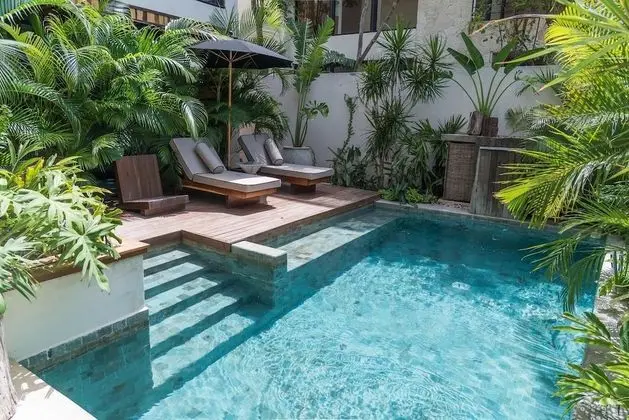 Nice Avant-garde Studio Charming Private Terrace Mini-plunge Pool and Great Amenities
