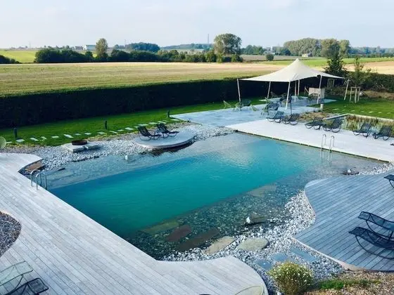 Nice Cottage in a Castle-farm in Ohey With Swimming Pond - Havuz