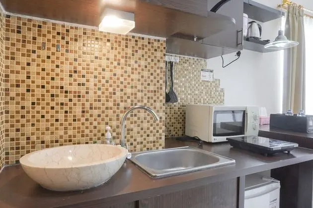 Nice And Cozy Studio At Signature Park Tebet Apartment - Mutfak
