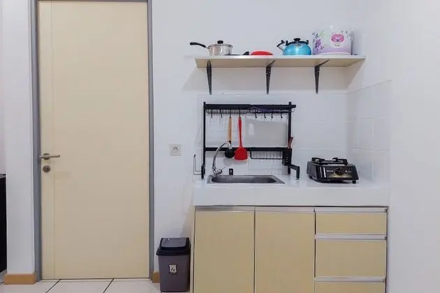 Nice And Homey 1Br Apartment At M-Town Residence - Mutfak