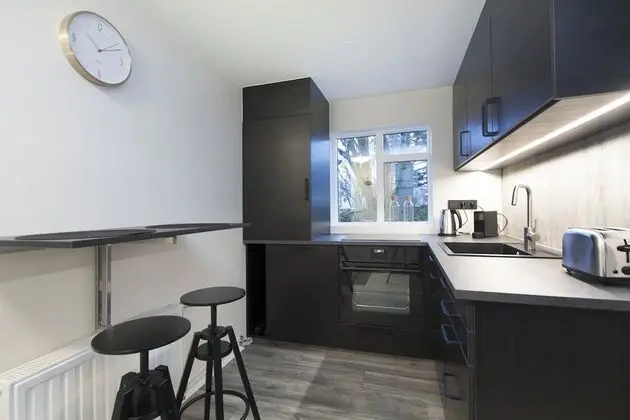 Norðurey Apartments - Mutfak
