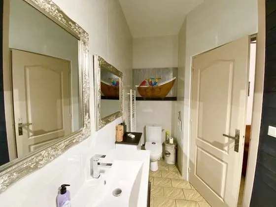 Ô Clair de Lune - Espace bien être avec Spa - Piscine chauffée - Banyo Tipleri