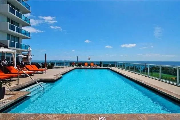 Ocean, Marina & City View Studio + Balcony #2 - Havuz