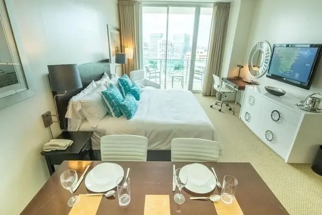 Ocean, Marina & City View Studio + Balcony #2 - Öne Çıkan Resim