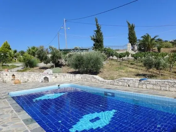 Villa Olga, in Beautiful Countryside, Large Piece of Land, Pool, Axos, NW Coast - Havuz