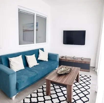 One bed Room Apartment Paradise Beach Front in Nice Residence - İç Mekan