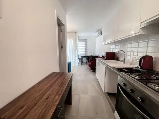 One bed Room Apartment Paradise Beach Front in Nice Residence - Mutfak