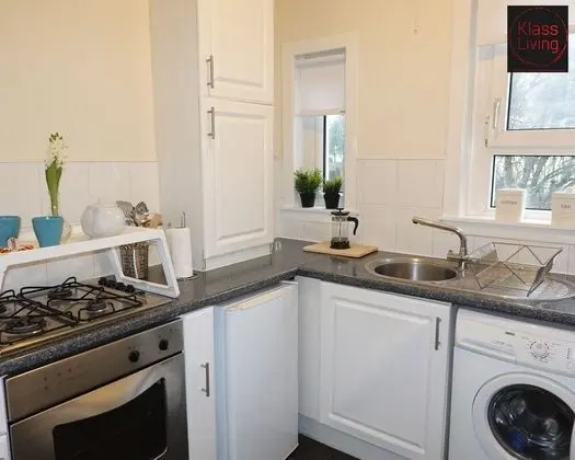 One Bedroom Apartment by Klass Living Serviced Accommodation Blantyre - Welsh Drive Apartment with Wifi - Mutfak