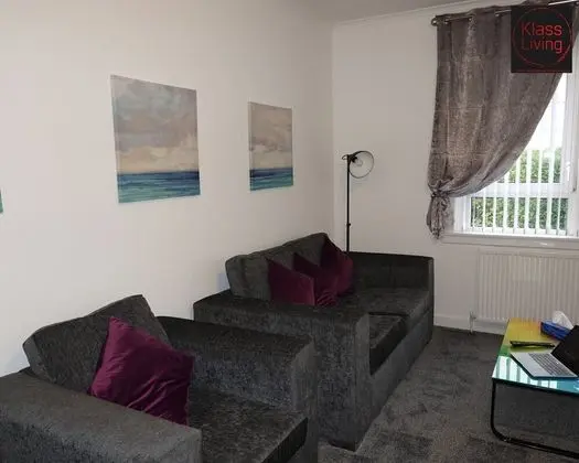 One Bedroom Apartment by Klass Living Serviced Accommodation Blantyre - Welsh Drive Apartment with Wifi - Oda Düzeni