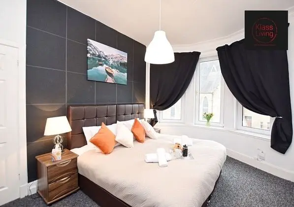One Bedroom Apartment by Klass Living Serviced Accommodation Coatbridge - Whifflet Park Apartment With Wifi and Parking - Oda