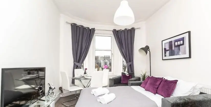 One Bedroom Apartment by Klass Living Serviced Accommodation Rutherglen - Crossroads Apartment With WiFi and Parking - İç Mekan