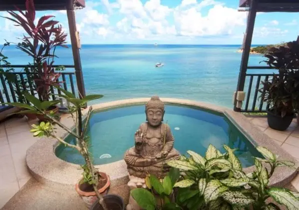 One Bedroom Sunrise Sea View Villa SDV163-By Samui Dream Villas - Havuz
