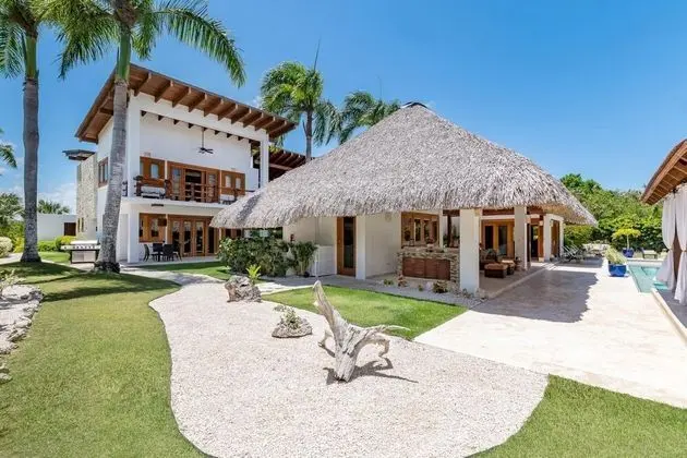 One of the Best Cap Cana Villas for Rent Large Pool Jacuzzi Chef Maid